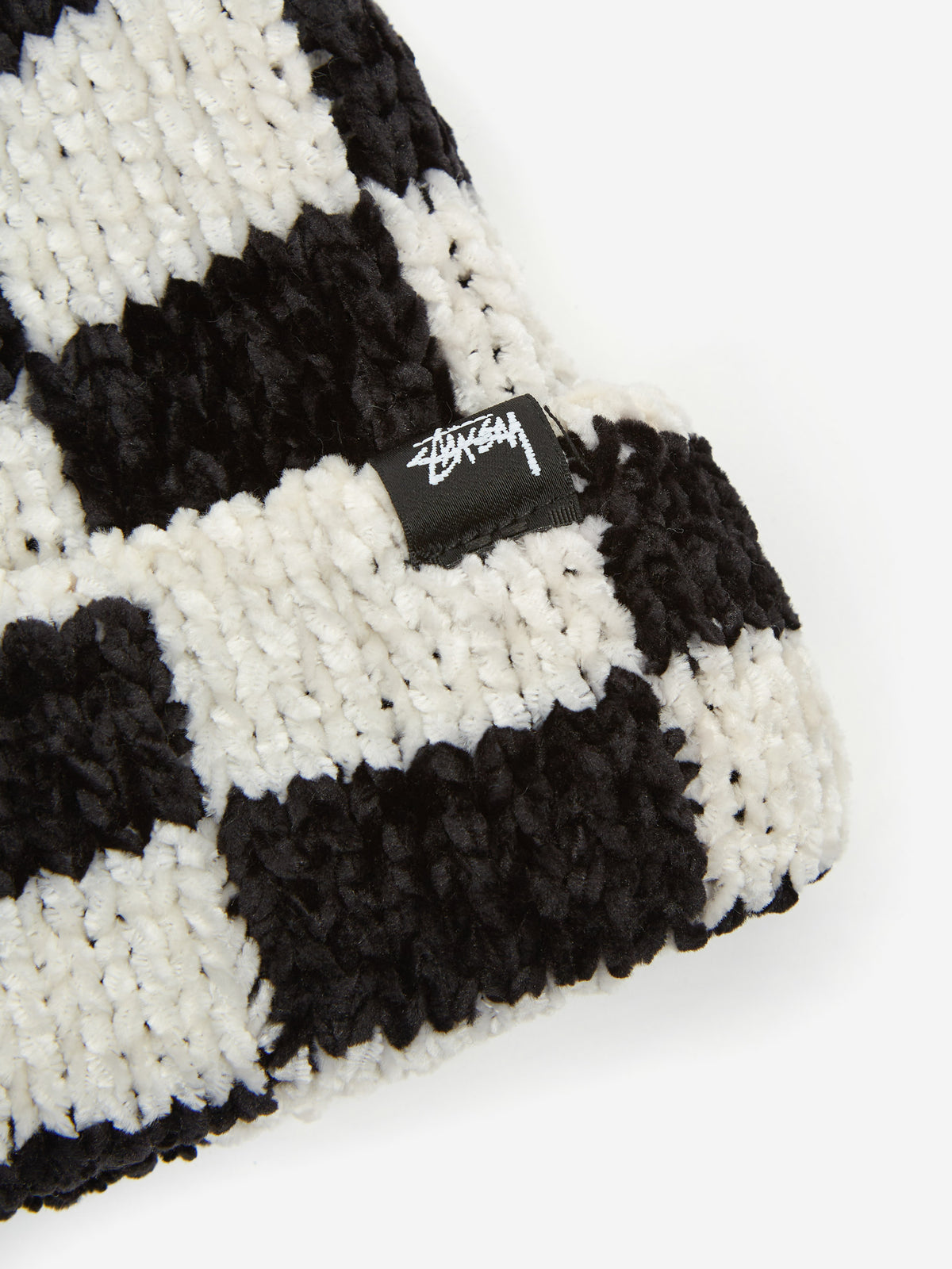 Save big on Stussy Crochet Checkered Beanie - Black Stussy . Find