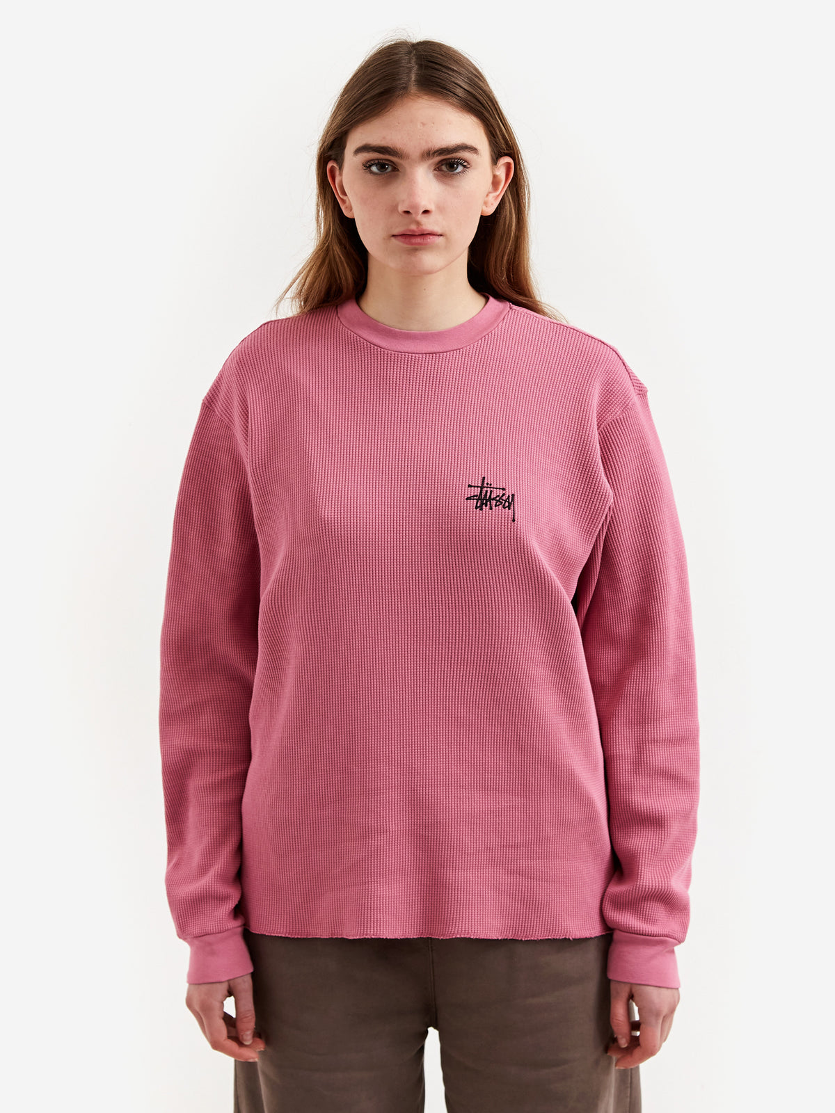 The Stussy O'Dyed LS Thermal - Magenta Stussy is an excellent